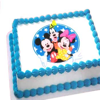 2 kg Chocolate Mickey mouse Cake