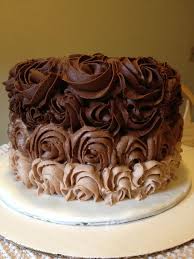 Ombre Dark Chocolate Cake 1 kg